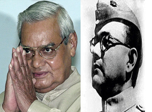 Speculation was rife on Sunday that Netaji Subhash Chandra Bose and former Prime Minister Atal Bihari Vajpayee may be named for the country's highest civilian award, Bharat Ratna. AP/PTI photo