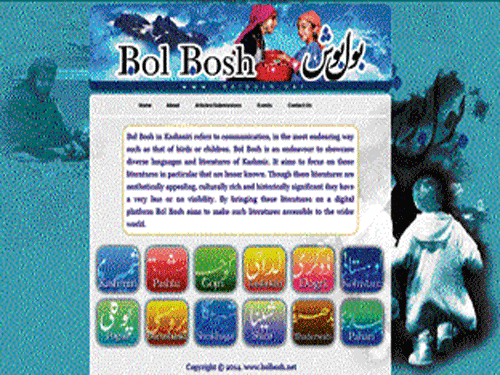 'Bol Bosh' documents several languages spoken across J&K and their literature.