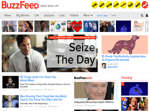 Buoyed by a fresh infusion of USD 50 million in venture capital, social news and entertainment group BuzzFeed has announced a major expansion plan to increase its content and expand global operations to countries like India, Japan, Germany and Mexico. Screen  grab