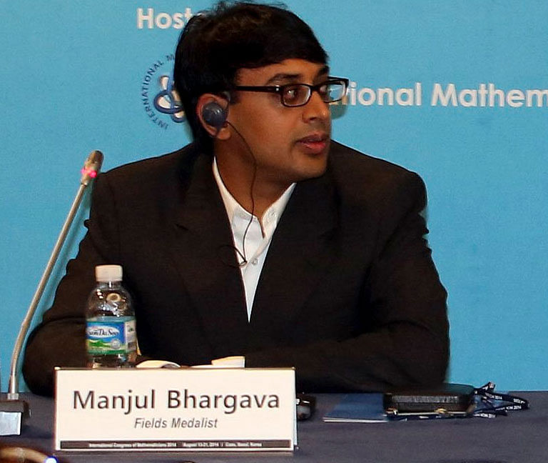 Bhargava, a professor of mathematics at Princeton University, was among the four winners who have been awarded the Fields Medal, given out every four years. Reuters photo