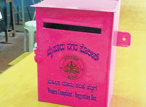The pink complaint cum suggestion box, an initiative of the Police department, in the city, will be installed at 50 locations.