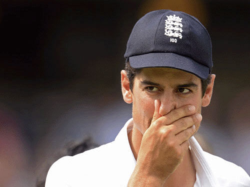 England skipper Alastair Cook made it clear on Thursday that the hosts would go into the fifth Test with nothing other than a victory in their mind despite leading the series 2-1.   AP photo