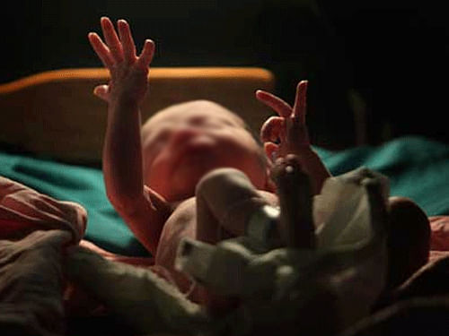 A newborn baby boy, reportedly just one day old, was found dead in a garbage bin opposite the government hospital in Shankar Nagar under the Nandini Layout police limits on Friday.  Reuters file photo