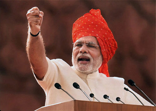 Prime Minister Narendra Modi on Friday made a major announcement of replacing the Planning Commission with a new think tank, and declared that his government would deliver on promises made to the electorate. PTI photo