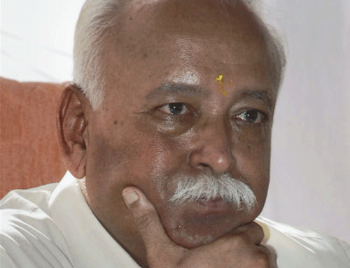 RSS chief Mohan Bhagwat today came under attack from political parties including Congress and Samajwadi Party for his controversial remarks that India is a Hindu nation and Hindutva is its identity. PTI photo