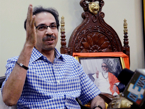 Backing RSS chief Mohan Bhagwat over his Hindutva comments, Shiv Sena president Uddhav Thackeray today said there is nothing wrong in his remarks. PTI file photo