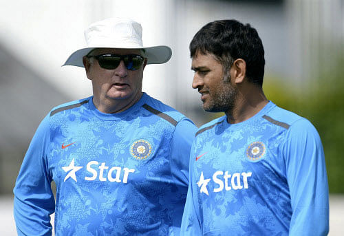 Two days ahead of their practice game versus Middlesex at Lord's, Team India regrouped with a net-session here with under-fire coach Duncan Fletcher and bowling coach Joe Dawes overseeing proceedings ahead of the five-match ODI series starting August 25.  AP file photo