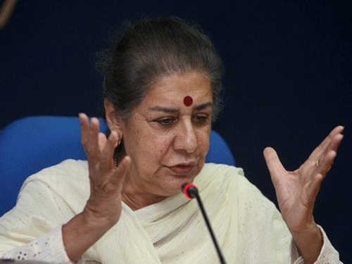 'This is a well-thought out plan, a conspiracy... If the prime minister was serious, he should have sent a directive to his partymen immediately to stop doing all this,' AICC general secretary Ambika Soni said. PTI file photo