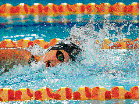 simply superb American Katie Ledecky powers her way to the 800M freestyle gold on Thursday. reuters