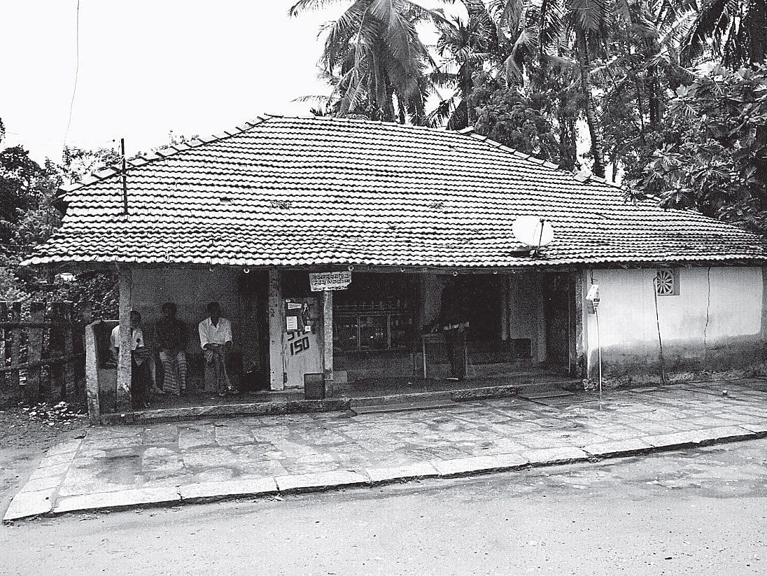 Ananthamurthy's house at his birthplace Melige near Theerthahalli.  Pic courtesy: Arjun Swaminathan, Coffee Table Book, Malnad Times