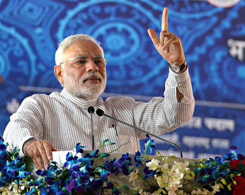 Pitching for a political solution that meets aspirations of ethnic Tamils, Prime Minister Narendra Modi today said all stakeholders in Sri Lanka should engage constructively in a spirit of partnership and mutual accommodation within the framework of a united Sri Lanka. PTI photo