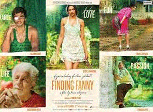 Actors Deepika Padukone and Arjun Kapoor have unveiled Shake your bootiya the second song from their forthcoming film "Finding Fanny". With a creative video and peppy tune, the song has a unique feel. Movie poster