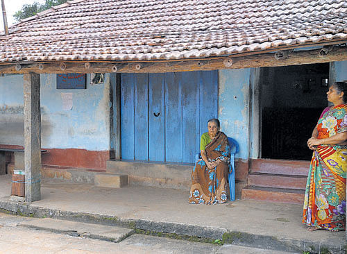 The ancestral house of U R Ananthamurthy in Melige village of Thirthahalli taluk, Shimoga district, is more than a century old.  DH photo