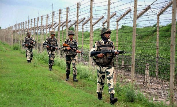 Pakistani forces continued to target BSF posts and villages near the international border in Jammu and Kashmir's Jammu district overnight but there were no more casualties and firing stopped Sunday even as India asserted it responded adequately to the repeated provocation. File photo - PTI