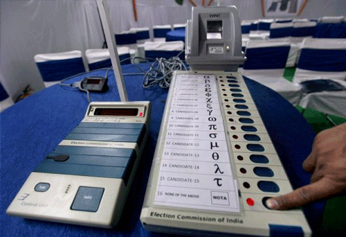 Counting of votes for the bypolls to the three Assembly constituencies in the State will be taken up on Monday and the results are expected to be out by afternoon / PTI photo only for representation
