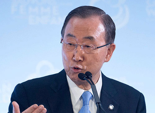 UN chief Ban Ki-moon has asked India and Pakistan to resolve their issues peacefully and through dialogue, against the backdrop of cancellation of foreign-secretary level talks between the two nations and continued ceasefire violations by Pakistan along border posts. AP photo