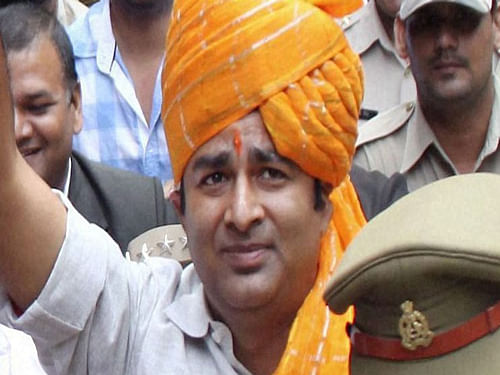 In a controversial decision, the Centre accorded riot accused BJP legislator Sangeet Som with Z category security, citing threat to his life in Uttar Pradesh. The move has come under scathing attack from the Opposition which termed it as a 'cruel joke' on the victims. PTI file photo
