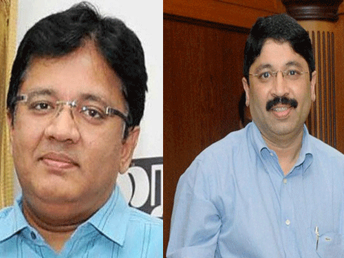 Former Telecom Minister Dayanidhi Maran, his brother Kalanidhi Maran and six others, including four companies, were today chargesheeted by the CBI in a special court in the Aircel-Maxis deal case arising out of the investigation in the 2G spectrum allocation scam. PTI photos