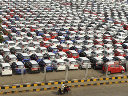 Auto majors Maruti Suzuki, Honda Cars, Hyundai and Nissan reported healthy growth in domestic sales riding on an improved sentiment in the market. Reuters file photo. For representation purpose