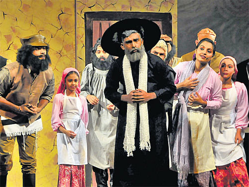 A scene from 'Fiddler on the Roof'.