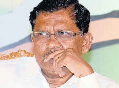 The high commandmay give the green signal to induct Parameshwara into the Cabinet as a minister with a key portfolio. DH PHOTO