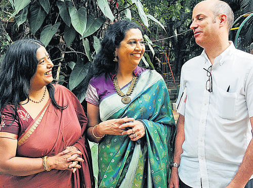 Veena Murthy Vijay, Suma Sudhindra and Ned McGowan