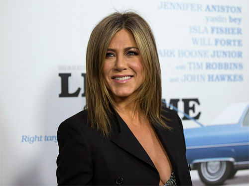 Actress Jennifer Aniston is rumoured to be three months pregnant with her and fiance's Justin Theroux's first child.