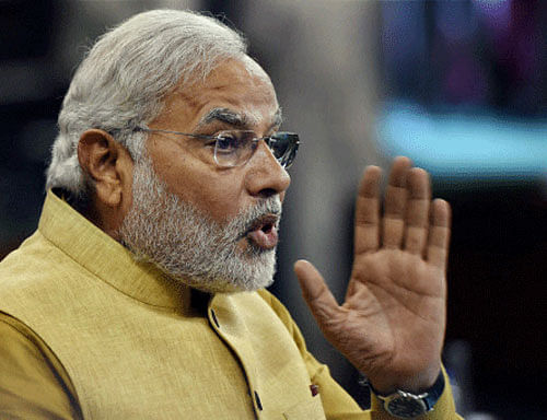 As Prime Minister Narendra Modi Friday interacted with students across the nation for over an hour, he made it a point to respond to each question in Hindi, though many of these questions were posed in English from students from non-Hindi speaking regions in the south and northeast of the country. PTI file photo