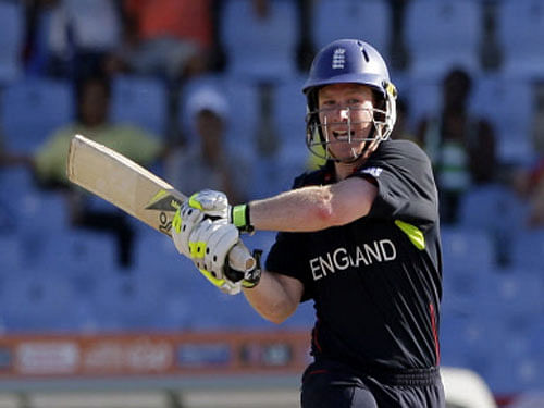 England skipper Eoin Morgan won the toss and elected to bat against India in the one-off T20 International at Edgbaston, here today. AP file photo