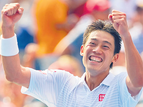 Japan's Kei Nishikori and Croatia's Marin Cilic rocked the tennis world with stunning back-to-back US Open semifinal... Image Agencies