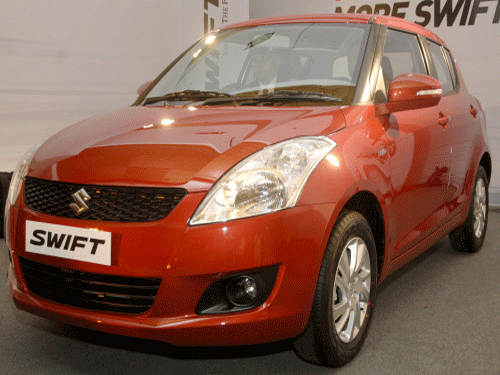 Japan's small car major Suzuki Motor Corporation has clocked four million milestone in total global sales of its successful premium hatchback Swift with about half of them coming from India. DH file photo