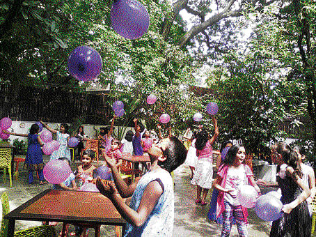 A birthday celebration at Claytopia.