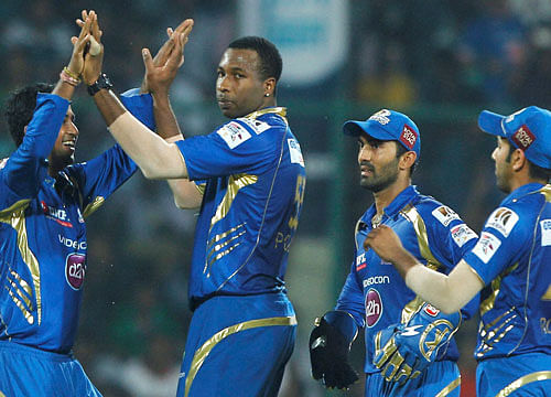 Dashing all-rounder Kieron Pollard has been named the captain of the Mumbai Indians after shoulder injury and fractured finger forced regular captain Rohit Sharma to pull-out of the upcoming Champions League T20, starting here from Saturday. PTI file photo