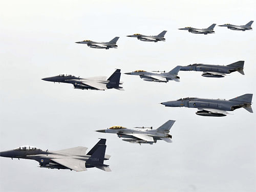 A former woman defense contractor has been indicted by a US court for illegally exporting to India military blueprints and technical drawings of the parts used in some of the sensitive hardware like F-15s. Reuters photo for representational purpose