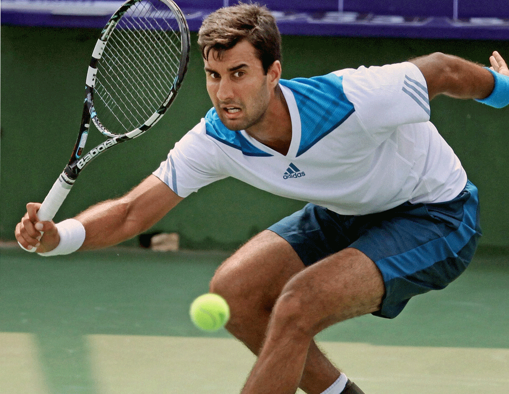 Yuki Bhambri failed to rise to the occasion and suffered a straight-set bashing at the hands of Dusan Lajovic in the opening singles to leave India trailing 0-1 in the Davis Cup World Group play-off tie against Serbia, here today. PTI file Photo