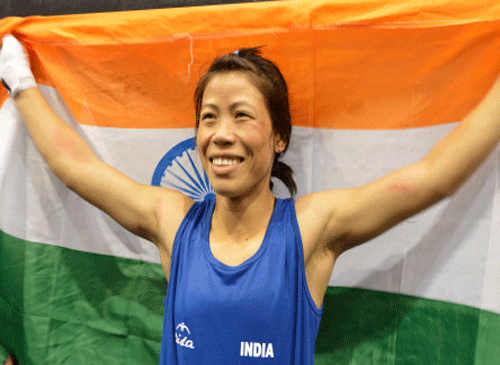 Five time World Boxing Champion Mary Kom is eyeing a gold medal at the upcoming Incheon Asian Games after settling for bronze four years ago. DH file photo