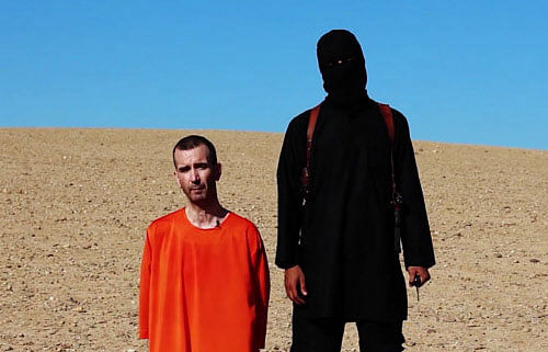 Islamic State extremists released a video showing the beheading of British aid worker David Haines, who was abducted in Syria last year, and British Prime Minister David Cameron has condemned his slaying as an act of pure evil. AP photo