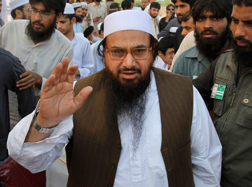 Pakistan today made it clear that there was no case against designated terrorist Hafiz Saeed, the mastermind of 26/11 Mumbai terror attack, and he is free to roam in the country.. Reuters file photo