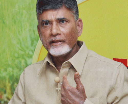 Chandrababu Naidu, the tech savvy chief minister, saw to it that all his cabinet colleagues carried only their iPads and no files.  PTI file photo
