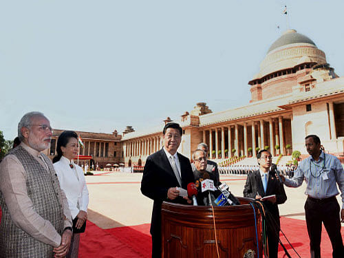 Beijing on Thursday sought to allay New Delhi's concerns over its rise and growing influence in the region.  PTI photo
