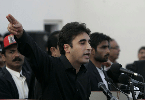 Bilawal Bhutto Zardari, the 'Gen-Next' politician of Pakistan, has said that his Pakistan People's Party (PPP) would get back entire Kashmir from India. Reuters photo