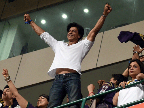 Bollywood superstar Shah Rukh Khan has crossed 9 million followers on micro-blogging site Twitter. File photo PTI