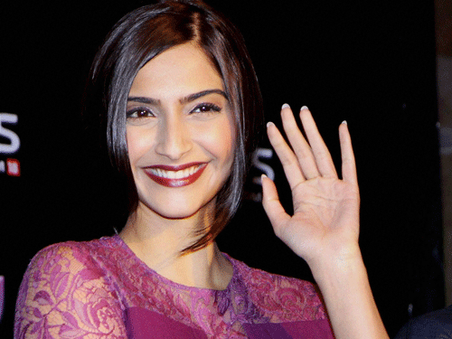 Sonam Kapoor says her latest Bollywood release Khoobsurat is a tribute to the late iconic filmmaker Hrishikesh Mukherjee, who had helmed the original 1980 film which was titled Khubsoorat. PTI photo