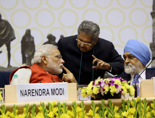The proposal to replace Planning Commission with a new body, as announced by Prime Minister Narendra Modi, is  still under consideration of the central government. PTI file photo