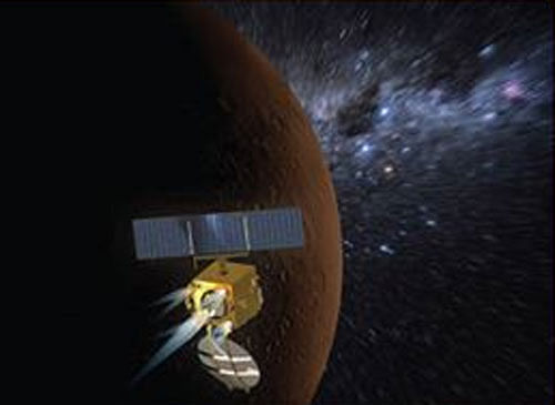 India today successfully placed its Mars Orbiter Mission (MOM) in the Red Planet s orbit. Courtesy: ISRO Facebook page