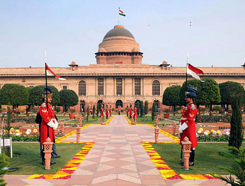 The Narendra Modi government's 'Swachh Bharat Abhiyan' of initiating cleanliness drive in the surroundings was launched in the Rashtrapati Bhavan today. Reuters file photo