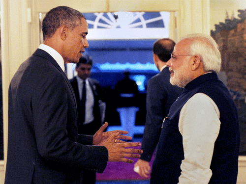 With Indian Prime Minister Narendra Modi 'providing a new momentum', the US has suggested four areas where India and the US can enhance collaboration in energy and sustainable development. AP file photo