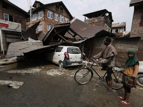 As Jammu and Kashmir grapples with the aftermath of devastating floods, State officials have submitted a preliminary assessment of the situation to the Election Commission on holding the Assembly polls. Reuters file photo