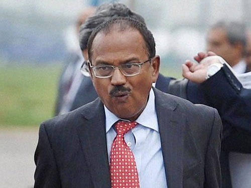 National Security Advisor Ajit K Doval met top American officials here and discussed issues like security cooperation, international terrorism and terror finance, days after Prime Minister Narendra Modi and President Barack Obama agreed to enhance Indo-US strategic ties. PTI file photo