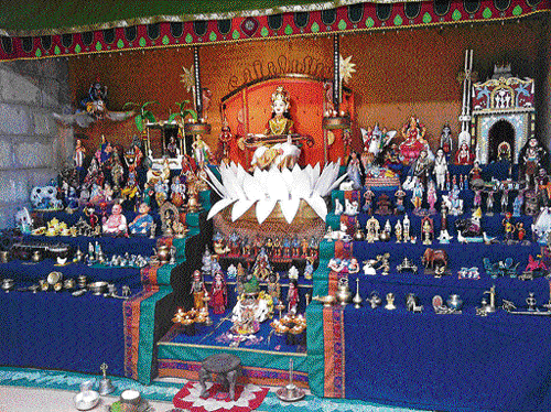 Dasara dolls on display in a house visited during a tour of the City conducted by the  Unhurried group. dh photo